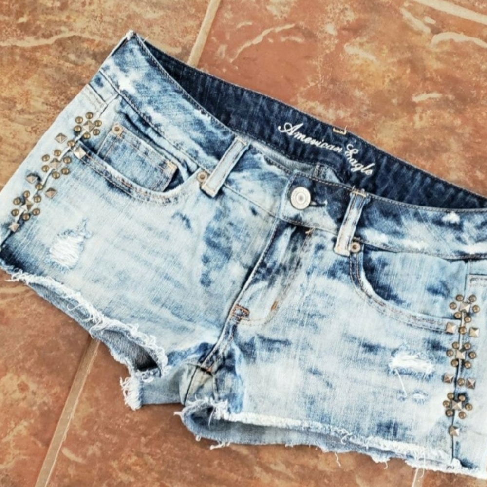 American Eagle Shorty Shorts with Rivets